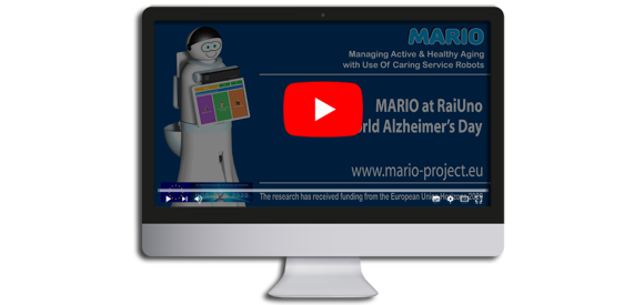 MARIO at RaiUno on the World Alzheimer's Day
